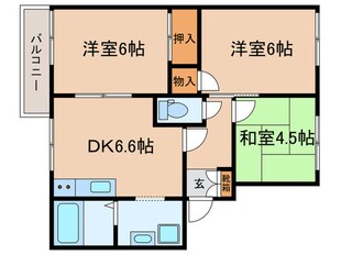 サンパティ－クＣ棟の物件間取画像